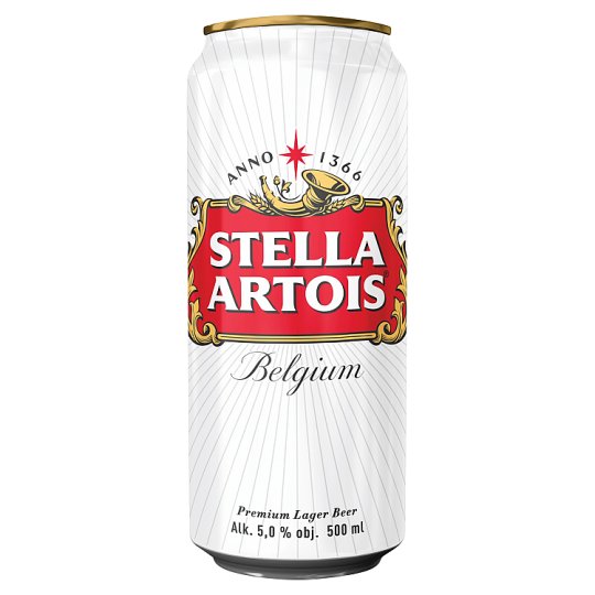 Stella Artois Lager Beer Light 0.5L
