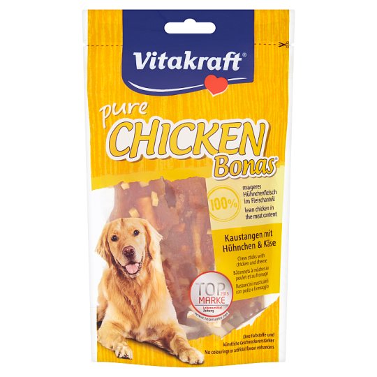 Vitakraft Kuřecí tyčinky se sýrem 80g