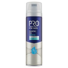 Tesco Pro Formula For Men Shaving Gel Sensitive 200ml