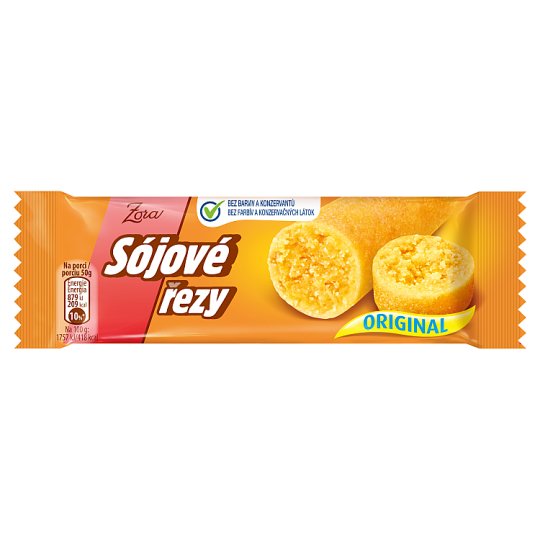 ZORA SÓJOVÉ ŘEZY Tyčinka s 30 % sojových vloček 50g