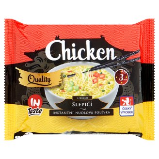 InTaste Quality Slepičí instantní nudlová polévka 65g
