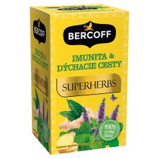 Bercoff Superherbs Imunita & dýchací cesty bylinný čaj aromatizovaný 15 x 2g (30g)