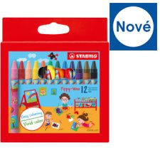 Stabilo Yippy-Wax Crayon 12 pcs