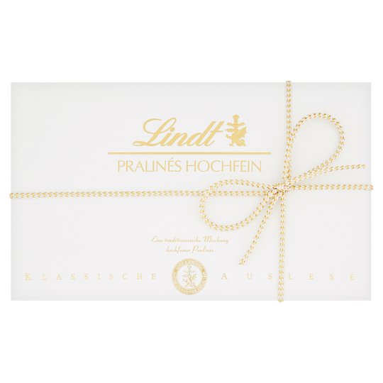 Lindt Pralinés Hochfein směs čokoládových bonbónů částečně plněných z mléčné čokolády 120g