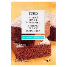 Tesco Baking Powder into Gingerbread 20g