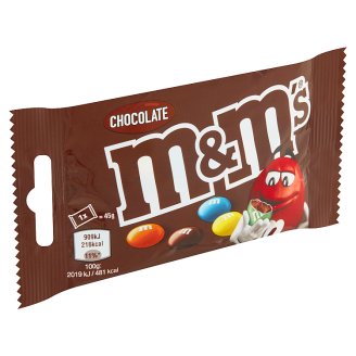 M&M's Čokoládové dražé v křupavé cukrové skořápce 45g