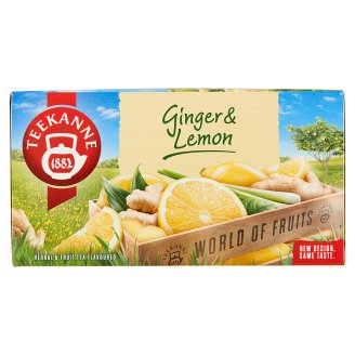 TEEKANNE Ginger & Lemon, World of Fruits, 20 sáčků, 35g