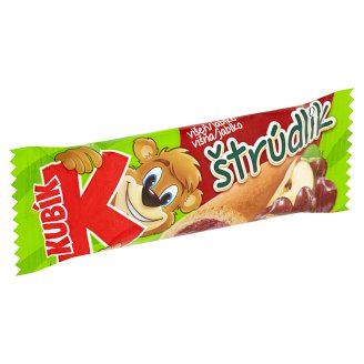 Kubík Štrúdlík višeň/jablko 21g