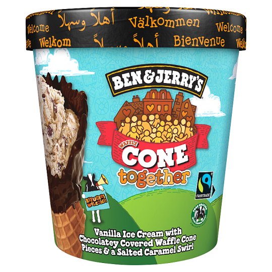 Ben & Jerry's Cone Together 465ml Tesco Groceries
