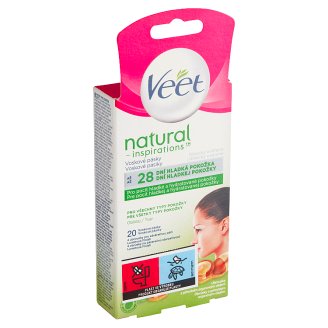Veet Natural Inspirations Voskové pásky na obličej 20 ks