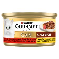 GOURMET Gold with Beef and Chicken in Sauce with Tomatoes 85g