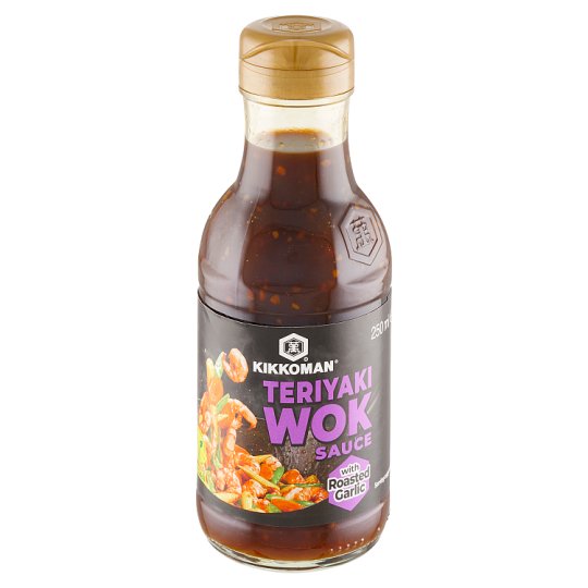 Kikkoman Teriyaki Sauce with Roasted Garlic 250ml Tesco Groceries