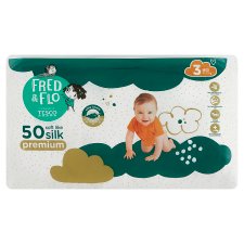 Fred & Flo Premium Nappies 3 Midi 5-9kg 50 pcs