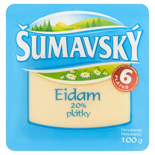 Šumavský Eidam 20% Sliced 100g