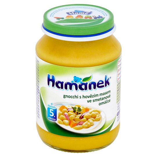 Hamánek Gnocchi s hovězím masem ve smetanové omáčce 190g