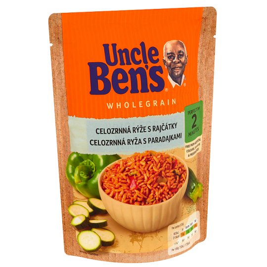 Uncle Ben's Celozrnná rýže s rajčátky 250g