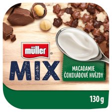 Müller Mix Yogurt with Chocolate Stars 130g