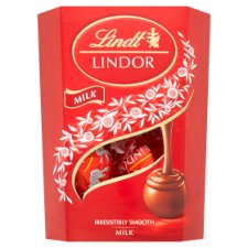 Lindt Lindor Mléčná čokoláda s jemnou krémovou náplní 50g