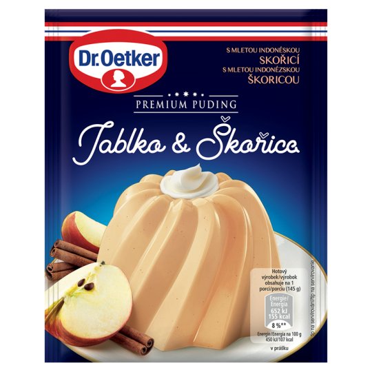 Dr. Oetker Premium Puding Apple & Cinnamon 40g