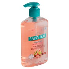 Sanytol Tekuté mýdlo dezinfekční kuchyně růžový grapefruit & svěží citrón 250ml