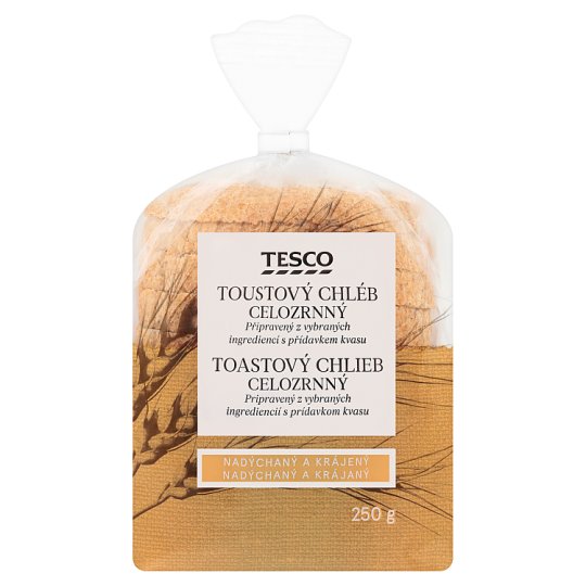 Tesco Toustový chléb celozrnný 250g