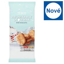 Tesco Abominable Snowman Mini Biscuits 100g