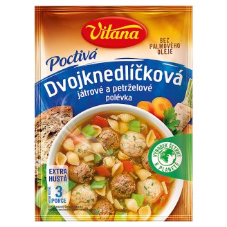 Vitana Poctivá dvojknedlíčková polévka - játrové a petrželové 85g