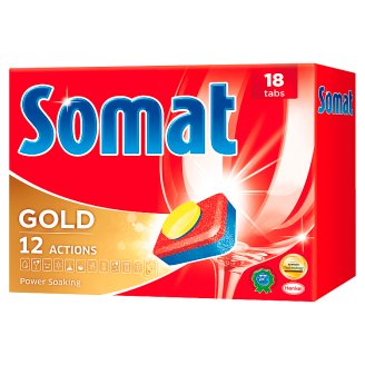 Somat Gold Prostředek na automatické mytí nádobí 18 tablet 342g