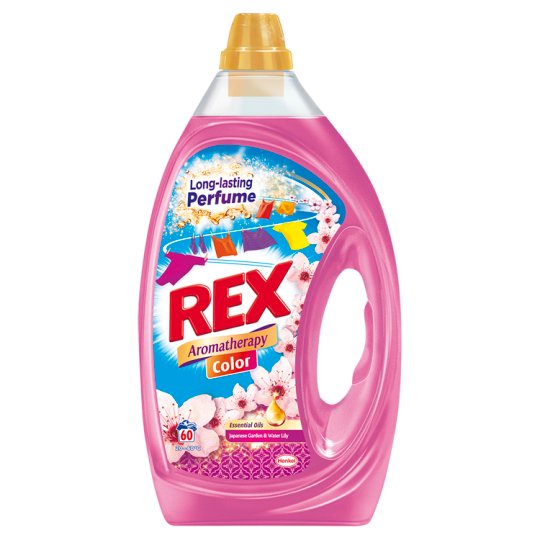 REX prací gel Aromatherapy Japanese Garden & Water Lily Color 60 praní, 3l