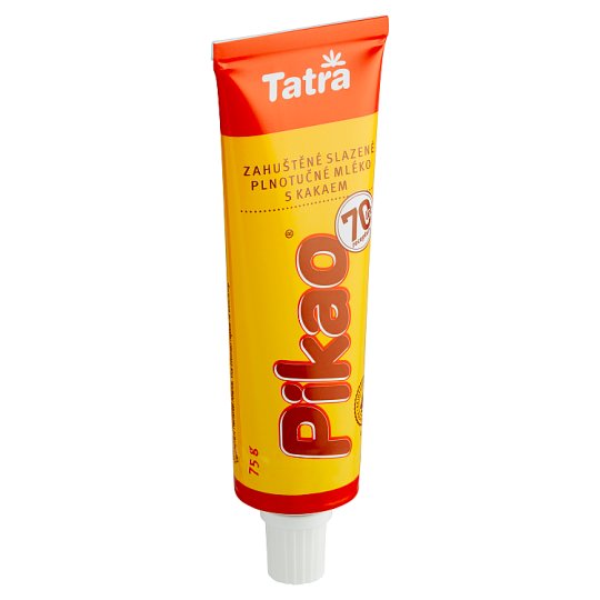Tatra Pikao Zahuštěné slazené plnotučné mléko s kakaem 75g