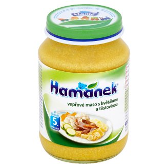 Hamánek Vepřové maso s květákem a těstovinou 190g