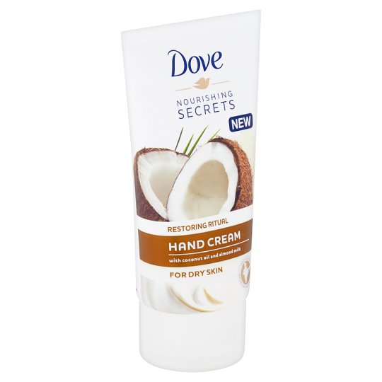 Dove Pečující Rituál krém na ruce s kokosovým olejem a mandlovým mlékem 75ml