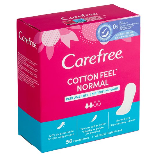 Carefree Cotton slipové vložky 56 ks