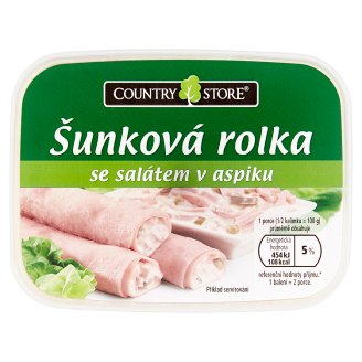 Country Store Šunková rolka se salátem v aspiku 200g