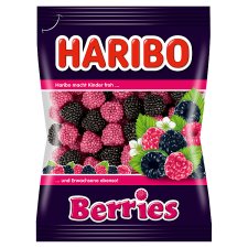 Haribo Berries Jelly with Raspberry and Blackberry Flavors 100g