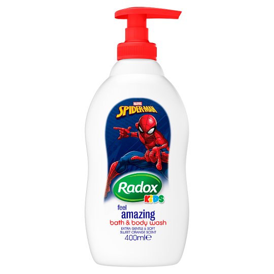 Radox Spiderman dětský sprchový gel a pěna do koupele 400ml