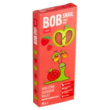 Šnek Bob Apple-Strawberry Fruitstrips 30g