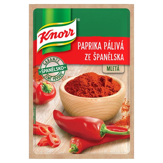 Knorr Paprika pálivá ze Španělska mletá 20g Tesco Potraviny