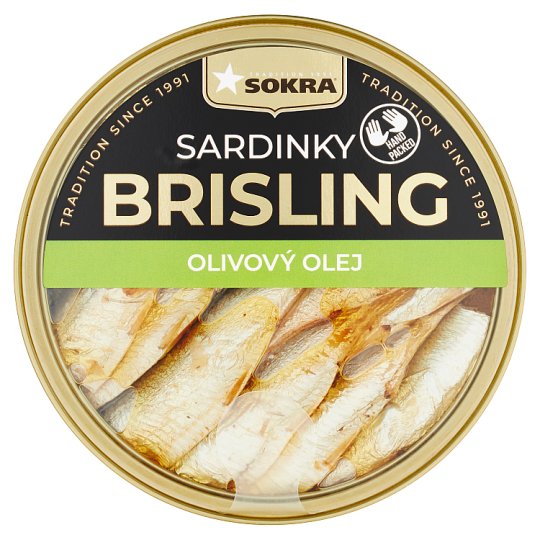 Sokra Brisling Sardines Olive Oil 120g