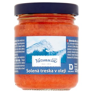 Varmuža Solená treska v oleji 125g