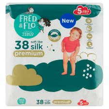 Fred & Flo Premium Diapers 5 Junior 38 pcs