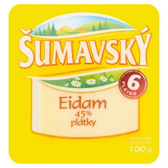 Šumavský Eidam 45% plátky 100g
