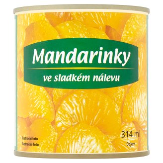 Mandarinky ve sladkém nálevu 312g