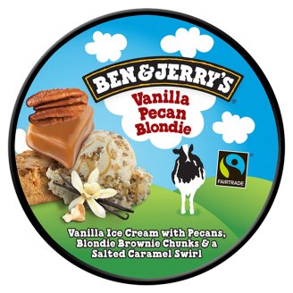 Ben & Jerry's Vanilla Pecan Blondie Vanilková zmrzlina 500ml