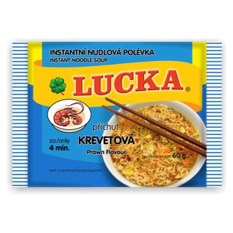 Lucka Instantní nudlová polévka příchuť krevetová 60g