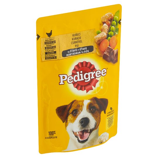 Pedigree Vital Protection Kompletní krmivo pro dospělé psy s kuřecím a zeleninou ve štávě 100g