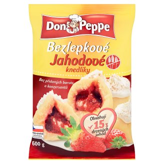 Don Peppe Bezlepkové jahodové knedlíky 600g