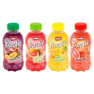 Müller Fructiv Míchaný nápoj z ovoce a syrovátky 440ml