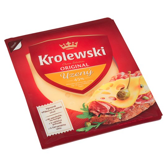 Krolewski Sýr uzený plátky 100g