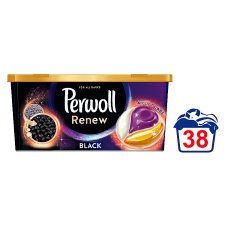 Perwoll Renew & Care Caps Black, 38 praní, 551g